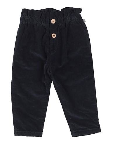 1 + IN THE FAMILY Casual trouser Navy blue 97% Cotton, 3% Elastane