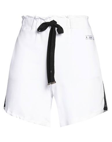 LIU •JO Shorts & Bermudas Weiß 95% Baumwolle, 5% Elastan, Viskose, Polyester, Polyamid