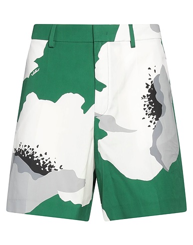 VALENTINO GARAVANI Shorts & Bermuda Verde chiaro 100% Cotone