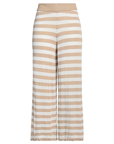 SUSY-MIX Casual trouser Sand 76% Viscose, 18% Polyamide, 6% Lurex®