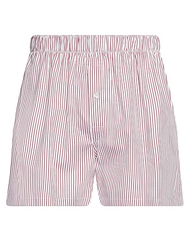 MAISON MARGIELA Shorts & Bermuda Burgundy 100% Cotton
