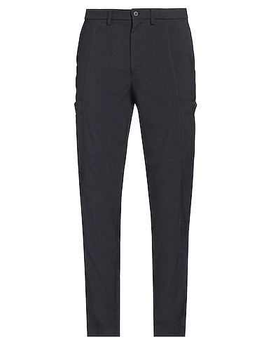 ISSEY MIYAKE MEN パンツ チャコール ポリエステル 70% / ウール 30%
