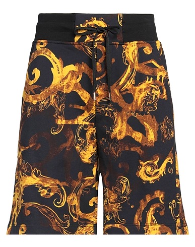 VERSACE JEANS COUTURE Shorts & Bermuda Black 100% Cotton