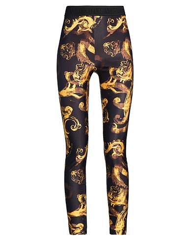 VERSACE JEANS COUTURE 레깅스 블랙 80% 폴리에스테르, 20% 엘라스테인