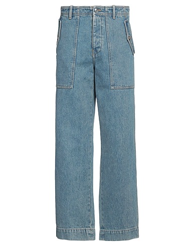 MAISON KITSUNÉ Denim trousers Blue 100% Cotton