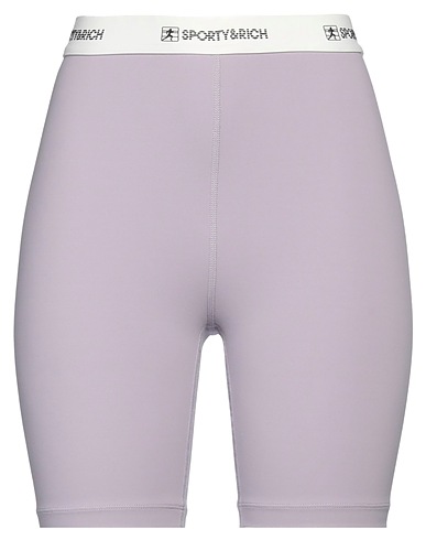 SPORTY & RICH Shorts & Bermuda Lilac 82% Nylon, 18% Elastane