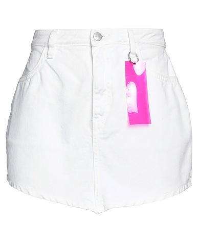 ICON DENIM Jupe en jean Blanc 100% Coton