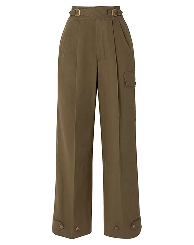 RALPH LAUREN COLLECTION Hosen Militärgrün 100% Baumwolle