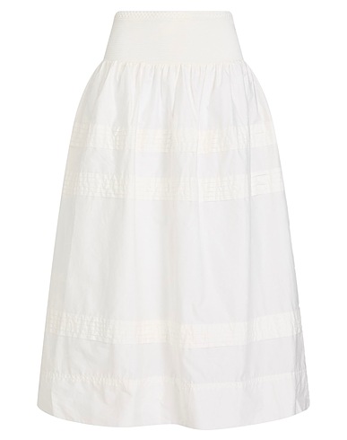 AJE. Gonna midi Off white 53% Rayon, 46% Nylon, 1% Elastan, Cotone