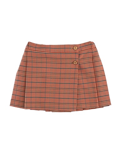 VICOLO Skirt Brick red 79% Polyester, 18% Viscose, 3% Elastane