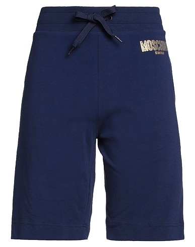 MOSCHINO Shorts & Bermuda Blu navy 94% Cotone, 6% Elastan