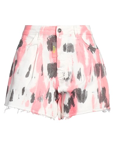ACTITUDE by TWINSET Denim shorts Pink 98% Cotton, 2% Elastane