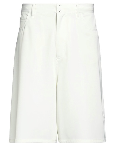 MM6 MAISON MARGIELA Shorts & Bermuda Ivory 94% Polyester, 6% Elastane