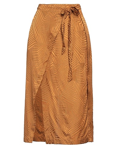 MANILA GRACE Midi skirt Marigold 58% Viscose, 42% Cotton