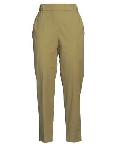 ANTONELLI Casual pants Military green 95% Cotton, 5% Elastane
