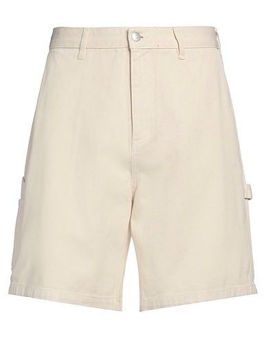 OBEY Denim shorts Cream 100% Cotton