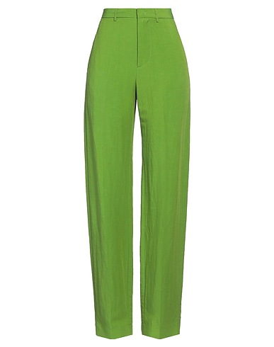 MERCI ITALIA Pantalone Verde 60% Viscosa, 40% Lino
