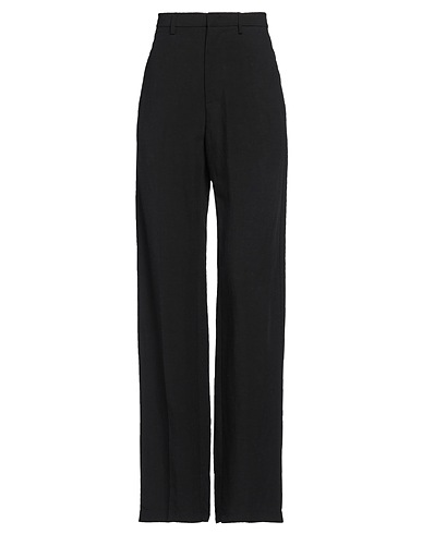 MERCI ITALIA Pantalone Nero 60% Viscosa, 40% Lino