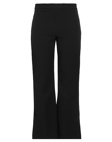 PAOLO PETRONE Casual pants Black 95% Viscose, 5% Elastane