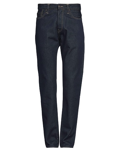 CARHARTT Denim trousers Blue 100% Organic cotton