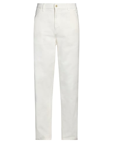 CARHARTT Casual pants White 100% Organic cotton