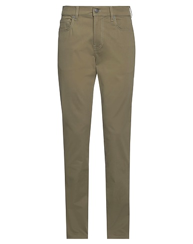 MOSCHINO Casual pants COUTURE Military green 96% Cotton, 4% Elastane