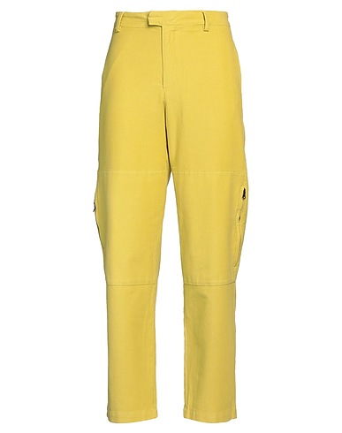 C.P. COMPANY Casual trouser Lime green 98% Cotton, 2% Elastane
