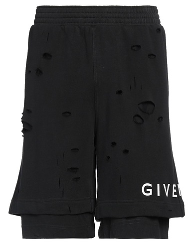 GIVENCHY Σορτς + Βερμουδες Μαύρο 100% Βαμβάκι