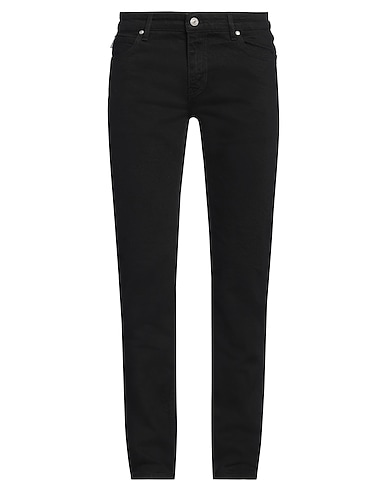 JUST CAVALLI Denim trousers Black 99% Cotton, 1% Elastane