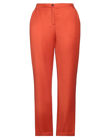 MASSIMO ALBA Casual pants Rust 100% Wool