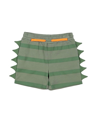 STELLA McCARTNEY KIDS Shorts & Bermuda Military green 100% Cotton, Elastane