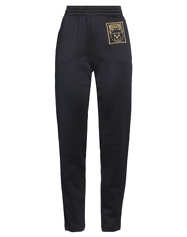 MOSCHINO Casual trouser COUTURE Black 56% Polyamide, 44% Cotton