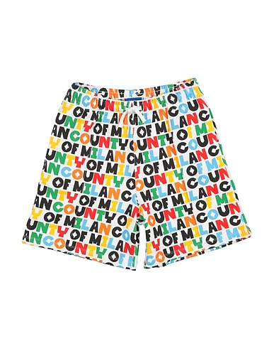 MARCELO BURLON Shorts & Bermuda Bianco 100% Cotone