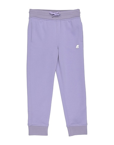 K-WAY Casual pants Lilac 81% Polyester, 15% Viscose, 4% Elastane