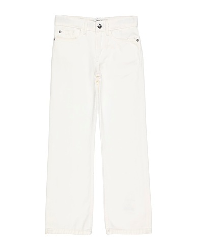 CALVIN KLEIN JEANS Denim trousers White 100% Cotton