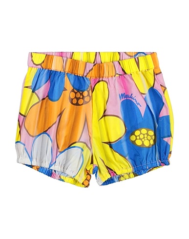 MOSCHINO BABY Shorts & Bermuda Yellow 97% Cotton, 3% Elastane