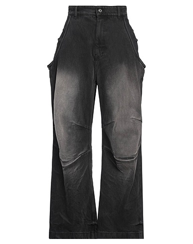 WE11 DONE Pantaloni jeans NERO 79% Cotone, 19% Poliestere, 2% Rayon