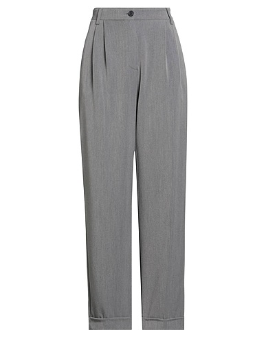 KAOS JEANS Casual pants Grey 77% Polyester, 17% Viscose, 6% Elastane