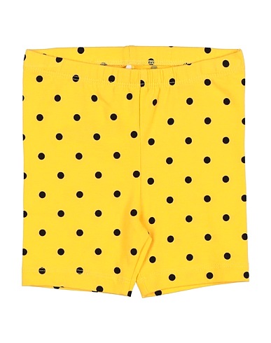 MINI RODINI Shorts & Bermuda Yellow 100% Organic cotton