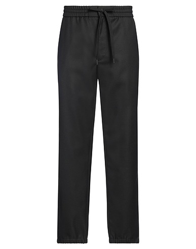 VERSACE JEANS COUTURE Casual pants Black 69% Polyester, 30% Viscose, 1% Elastane