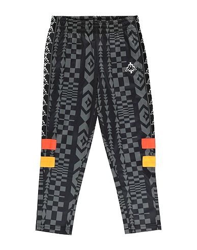 MARCELO BURLON x KAPPA Pantalone Verde militare 100% Poliestere