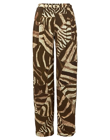 RALPH LAUREN COLLECTION Casual trouser Brown 60% Viscose, 40% Linen