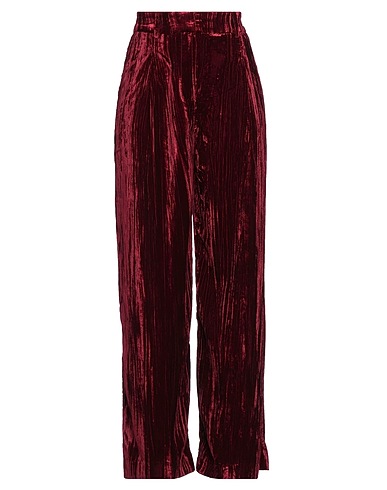 SUNCOO Casual trouser Burgundy 100% Polyester