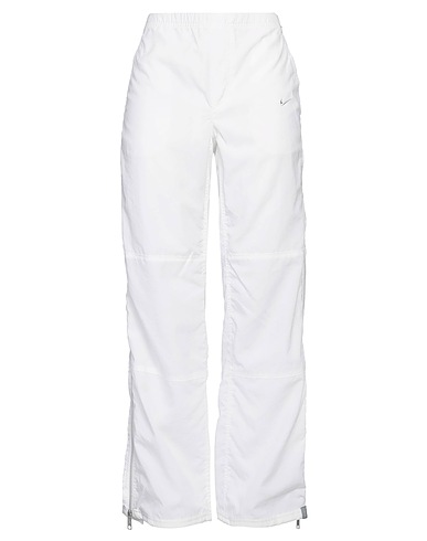 NIKE Casual trouser White 100% Polyester