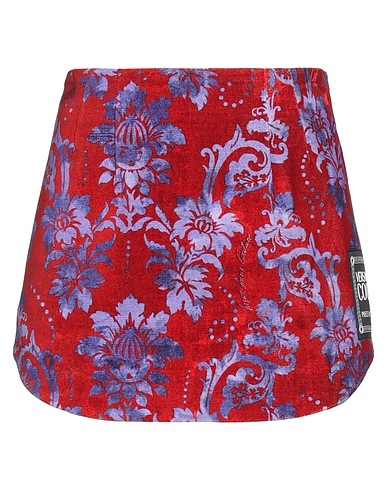 VERSACE JEANS COUTURE Mini skirt Red 100% Cotton
