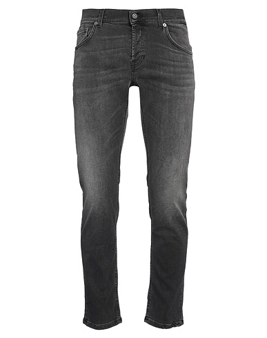 DONDUP Denim pants Black 98% Cotton, 2% Elastane
