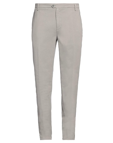 TELERIA ZED Casual pants Grey 97% Cotton, 3% Elastane