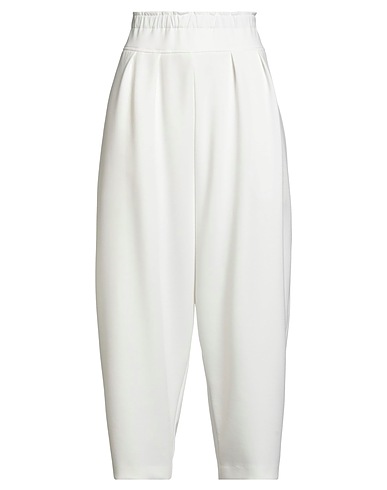 MEIMEIJ Casual trouser White 93% Polyester, 7% Elastane