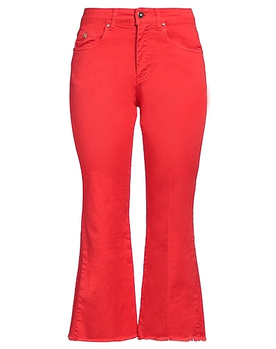 GAI MATTIOLO Bootcut Jeans Tomato red 97% Cotton, 3% Elastane
