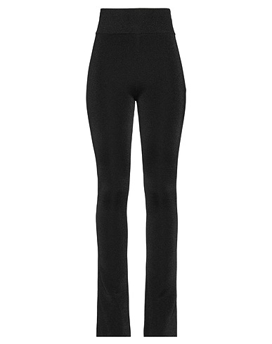 ALAÏA Casual trouser Black 52% Wool, 30% Viscose, 13% Metallic Polyester, 4% Polyamide, 1% Elastane